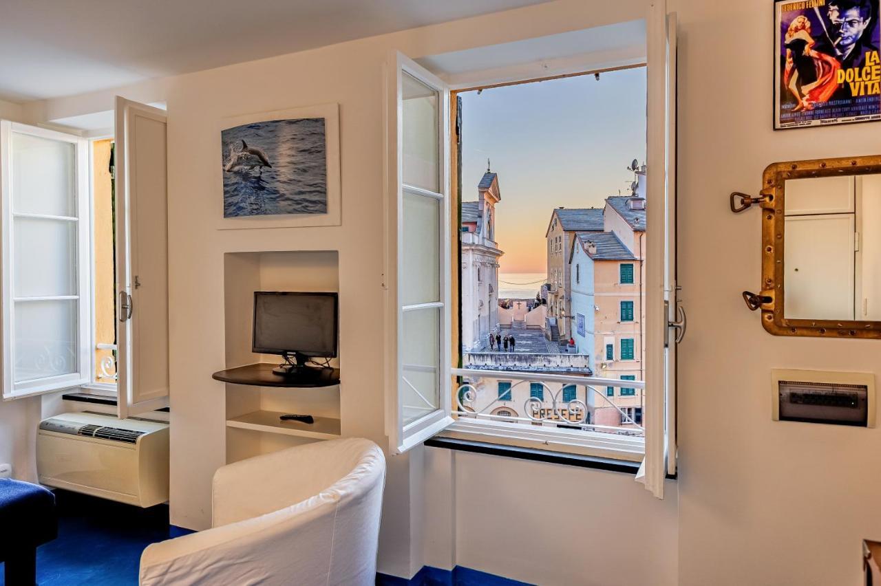 Appartamento Casa Marina Relax Con Vista Sul Mare Camogli Esterno foto