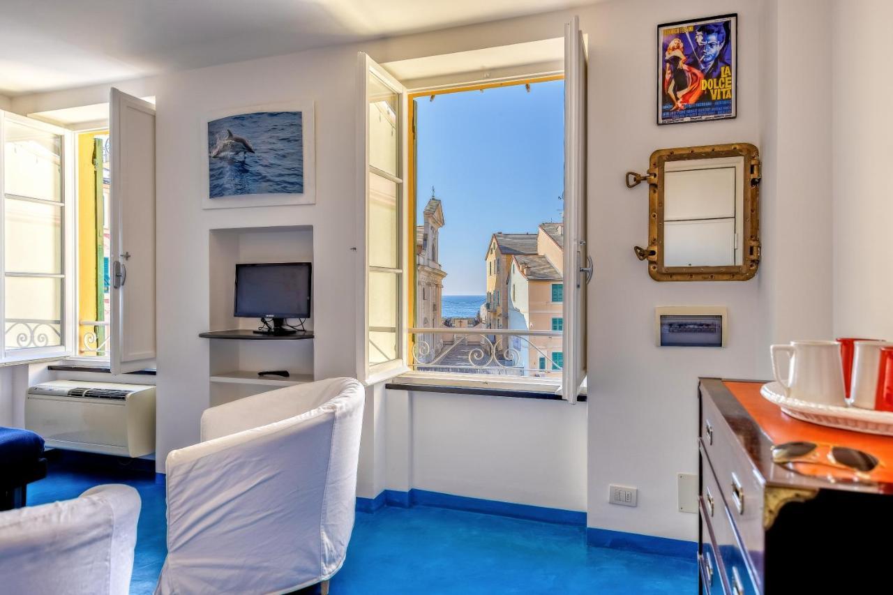 Appartamento Casa Marina Relax Con Vista Sul Mare Camogli Esterno foto