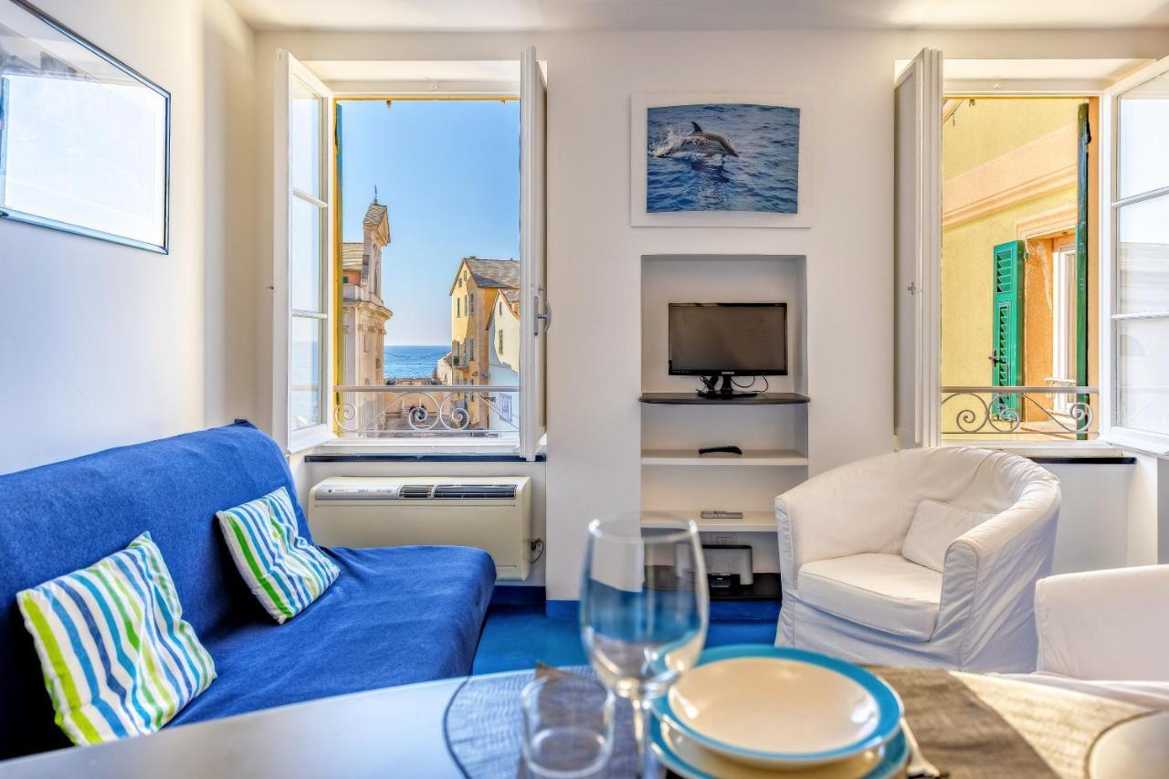 Appartamento Casa Marina Relax Con Vista Sul Mare Camogli Esterno foto